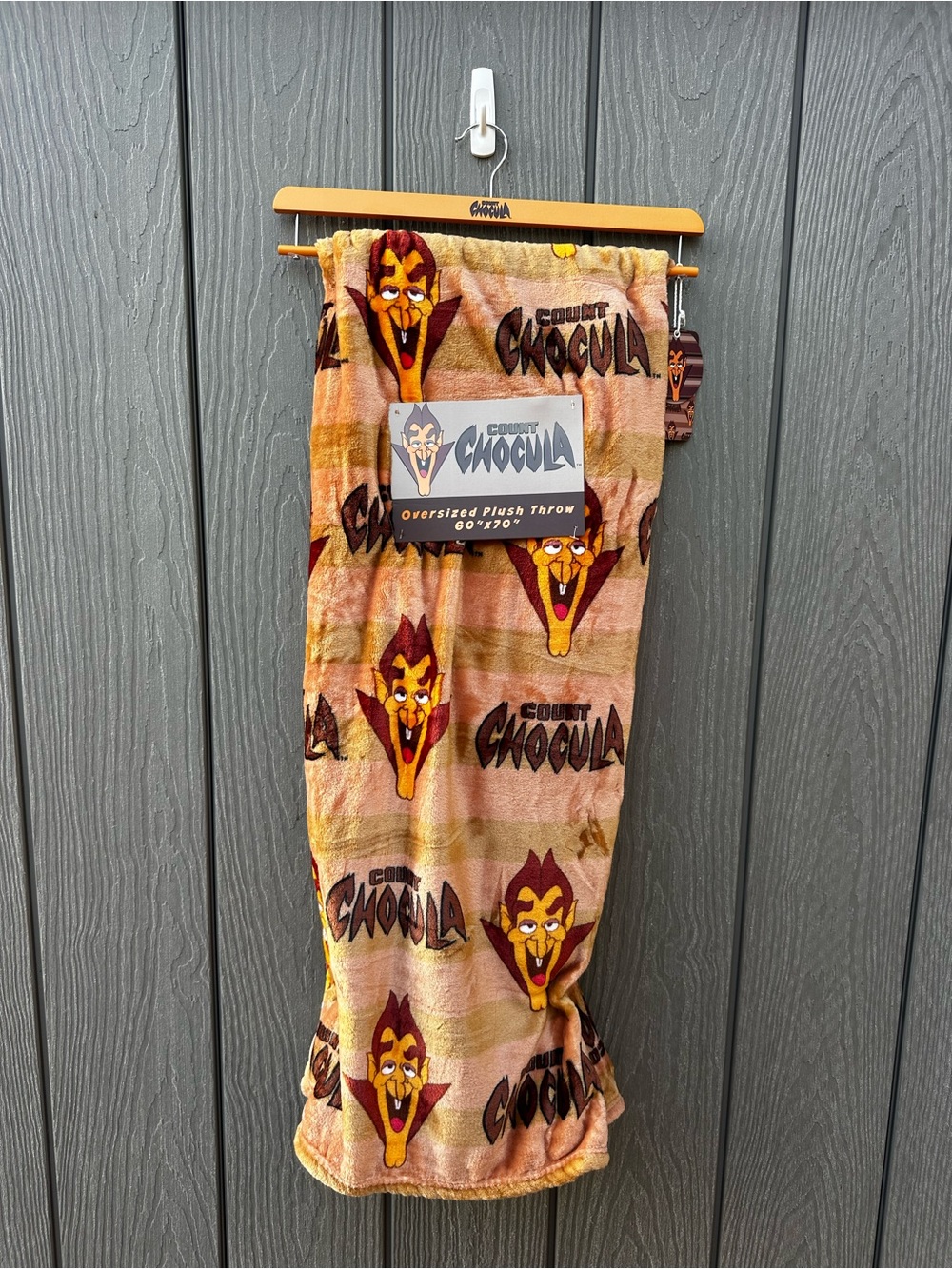 Count Chocula Cereal Plush Throw Blanket NWT